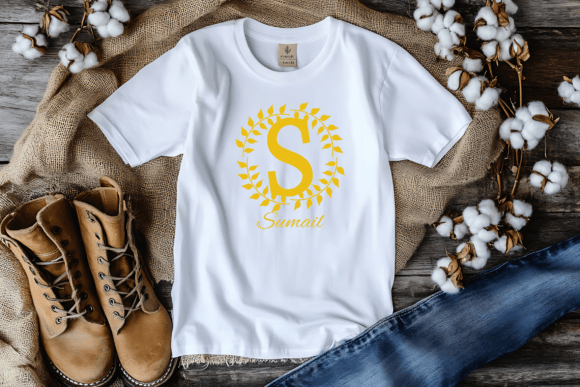 Rosenthal Monogram Font PNG with transparent background - Preview 2