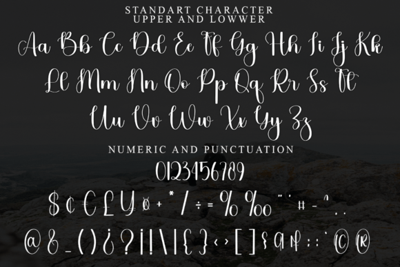 Rustic Charming Font PNG with transparent background - Preview 2