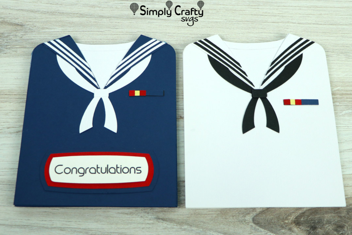 Sailor Uniform Card SVG