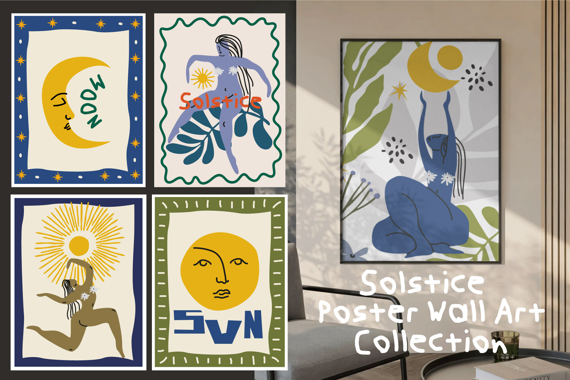 Solstice Poster Wall Art Collection