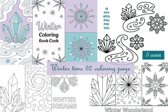 Winter Wonderland Coloring Pages