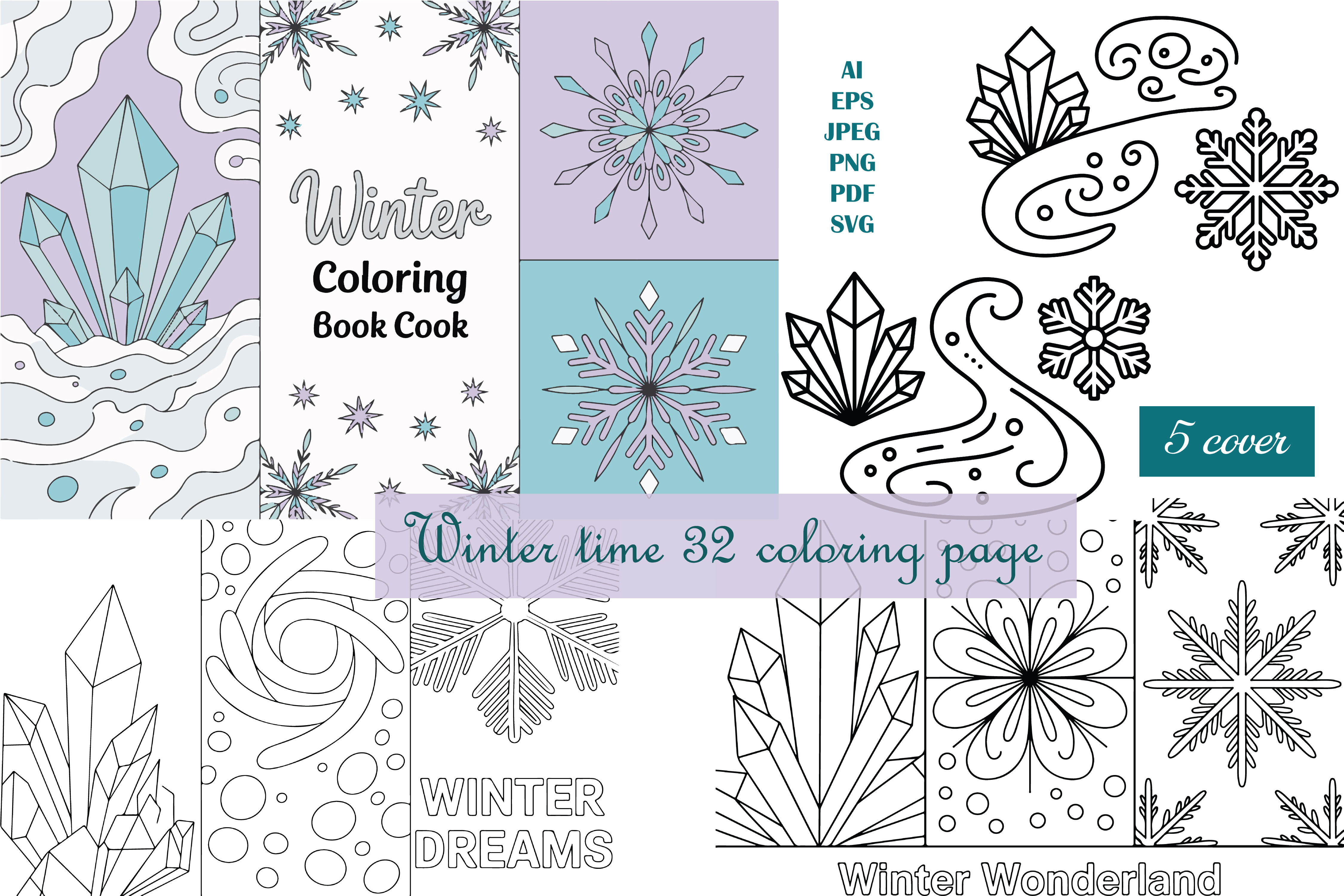 Winter Wonderland Coloring Pages