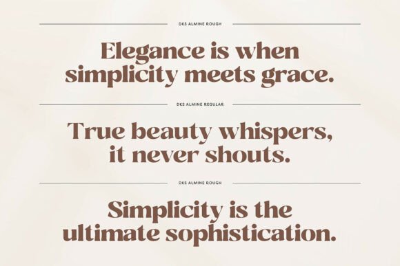 Almine Font - Preview 3