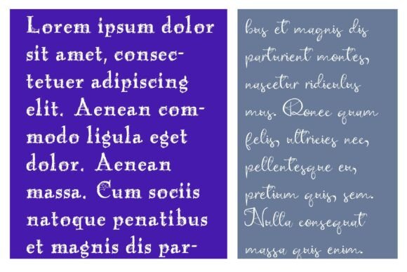 Antique Webbing Duo Font - Preview 3
