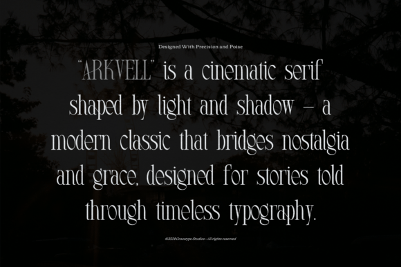Arkvell Font - Preview 2