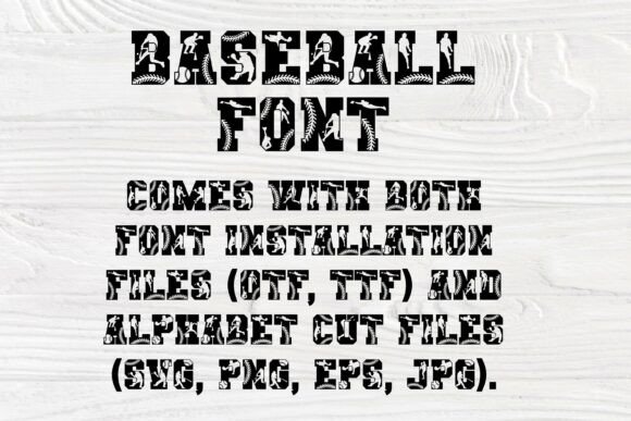 Baseball Font - Preview 4