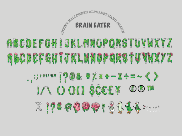 Brain Eater Font - Preview 4