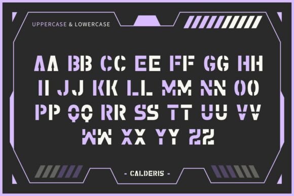 Calderis Font - Preview 1