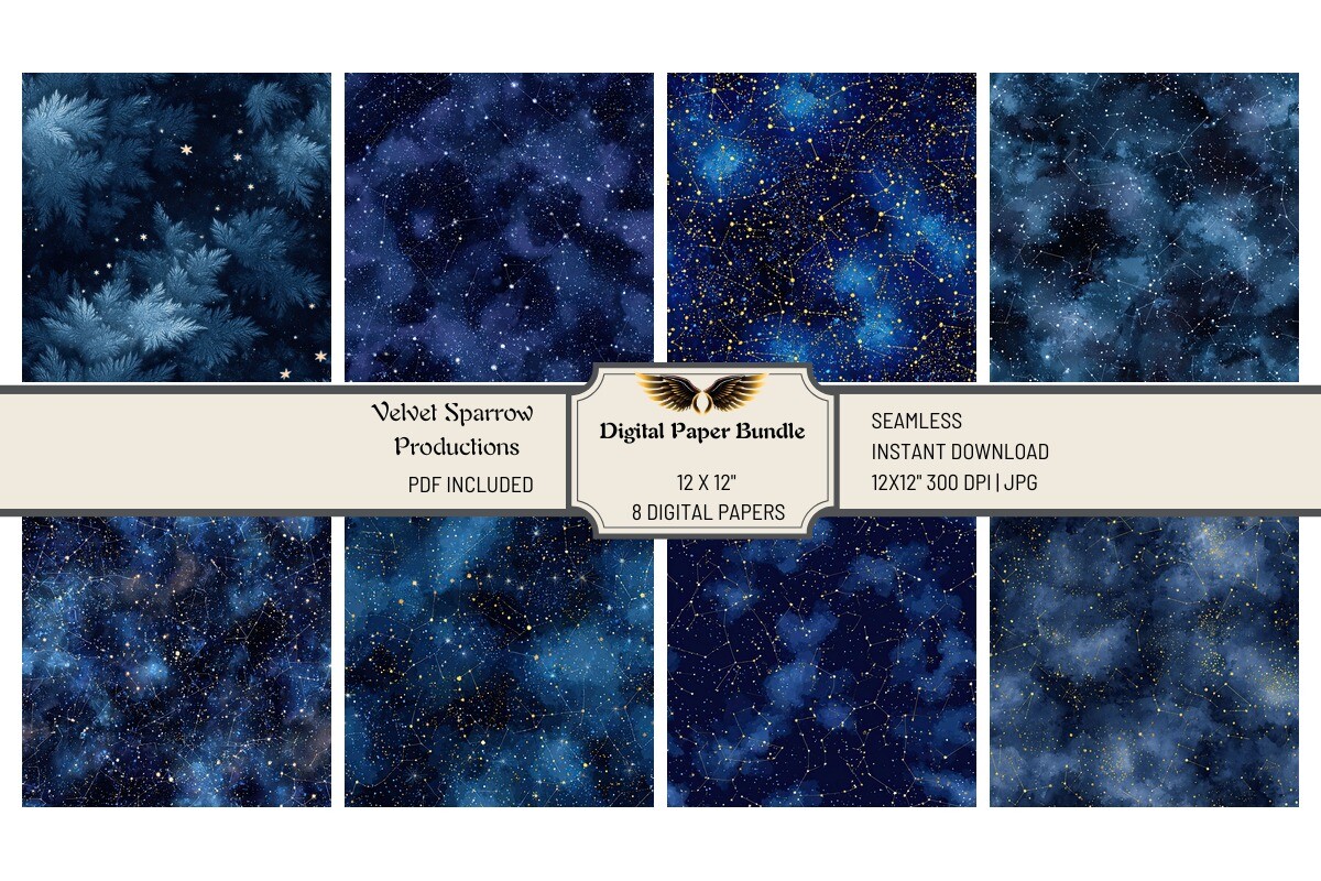 Celestial Night Sky Papers