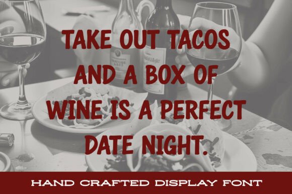 Cheap Wine Font - Preview 2