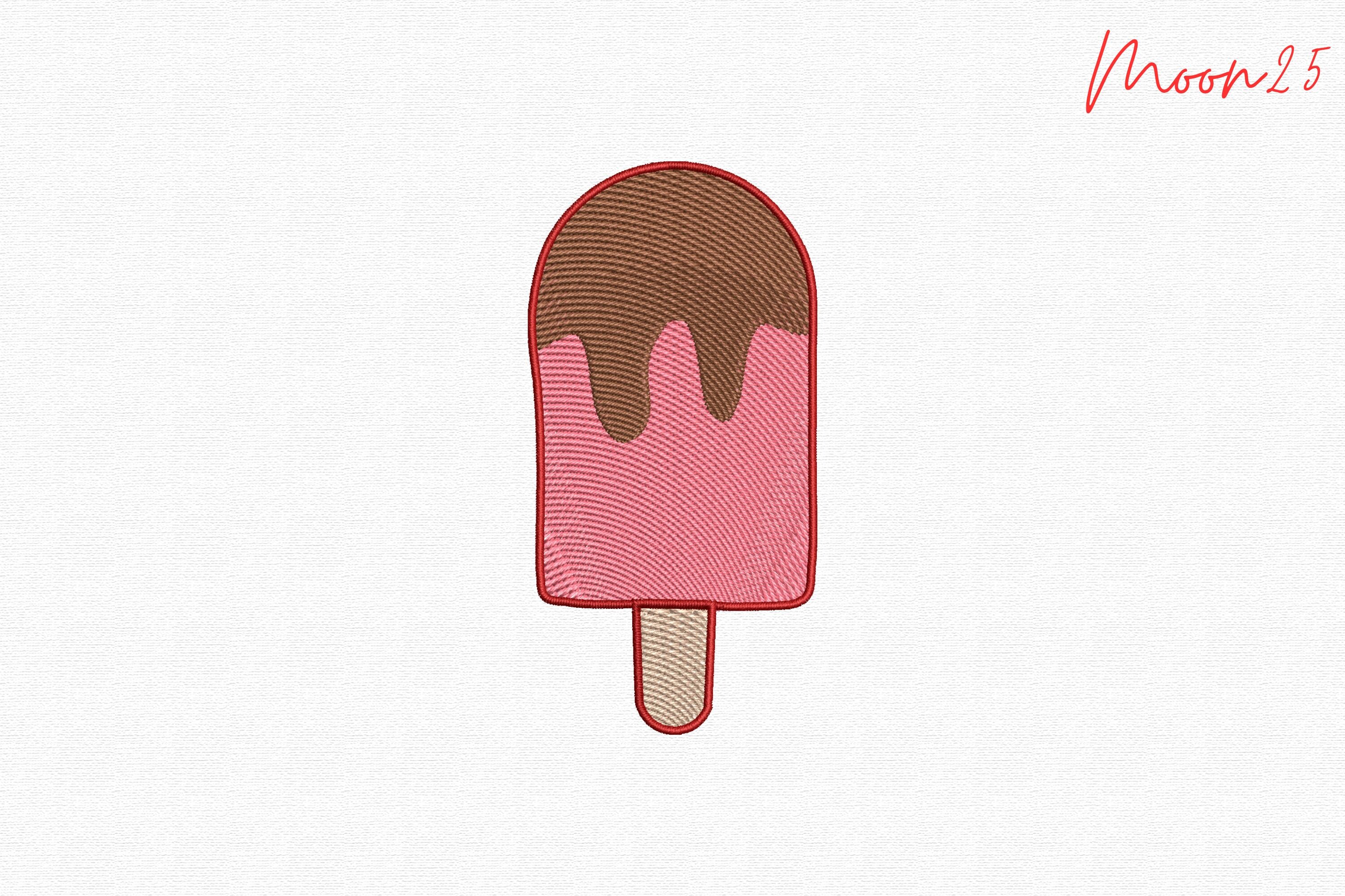 Chocolate Strawberry Ice Pop