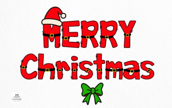 Christmas Santa Font - Preview 3