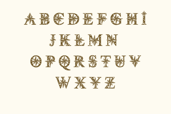 Christmas Star Font - Preview 1