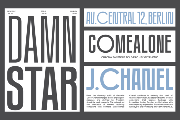 Chroma Sansneue Font - Preview 4