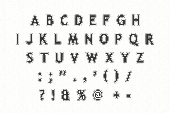Chunky Grizzy Font - Preview 4