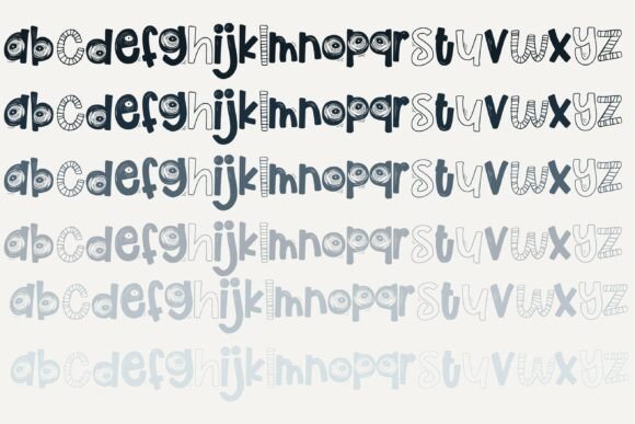 Cowberry Scary Duo Font - Preview 4