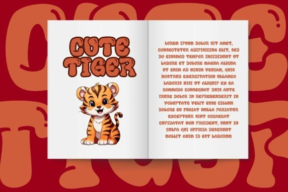 Funky Splash Font PNG with transparent background - Preview 2