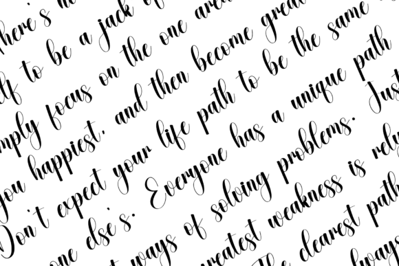 Glamour Font - Preview 2
