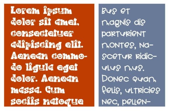 Goblin Grins Duo Font PNG with transparent background - Preview 3