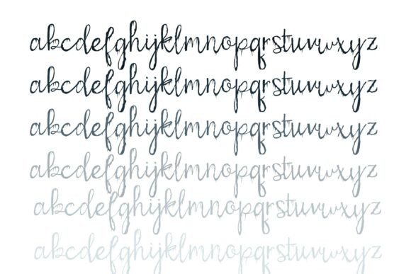 Gossip Gruesome Duo Font - Preview 6