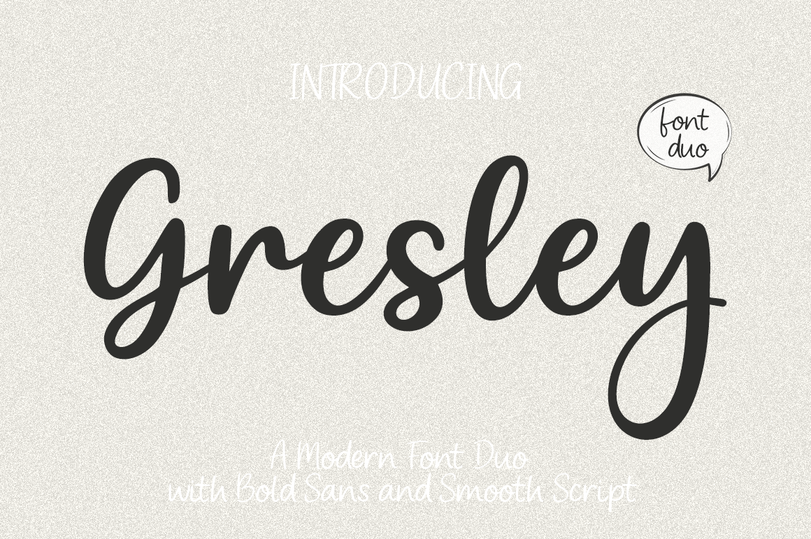 Gresley font preview