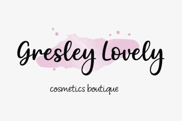 Gresley Font PNG with transparent background - Preview 2