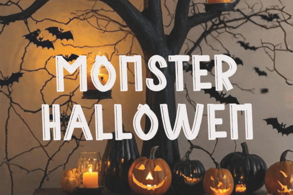 Hallowen Season Font PNG with transparent background - Preview 1