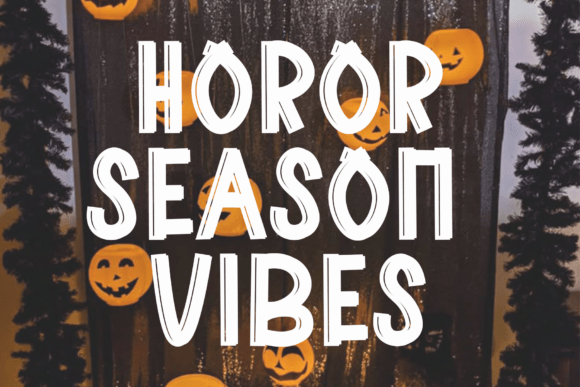 Hallowen Season Font PNG with transparent background - Preview 2