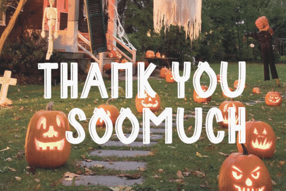 Hallowen Season Font PNG with transparent background - Preview 5