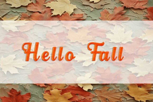 Hello Fall Font - Preview 1