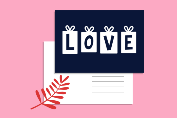 Holiday Gifts Font PNG with transparent background - Preview 5