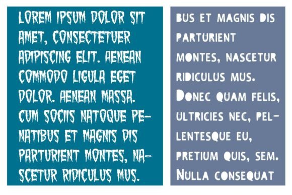 Macabre More Duo Font PNG with transparent background - Preview 3