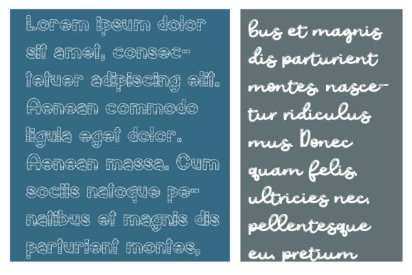 Mummy Duo Font PNG with transparent background - Preview 3