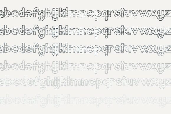 Mummy Duo Font PNG with transparent background - Preview 4