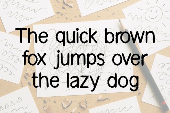 Oops My Pen Slipped Font PNG with transparent background - Preview 2