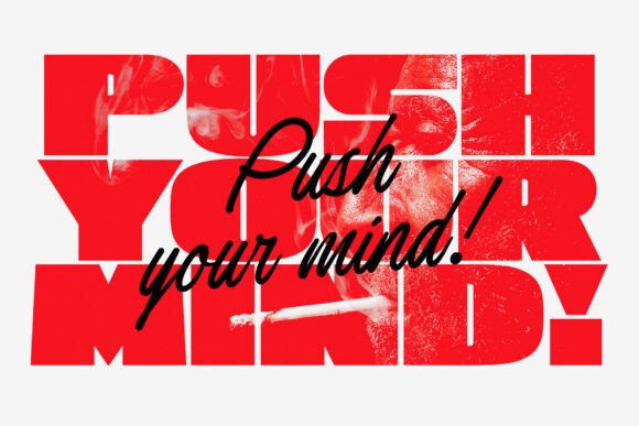 Redrun Font PNG with transparent background - Preview 4