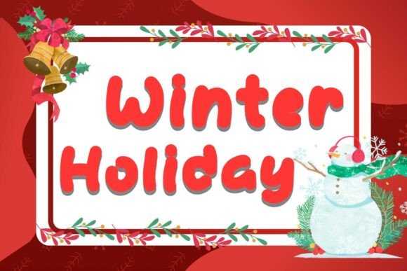 Santa Craft Font PNG with transparent background - Preview 2