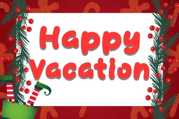 Santa Craft Font PNG with transparent background - Preview 3