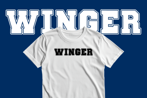 Scholar Varsity Font PNG with transparent background - Preview 4