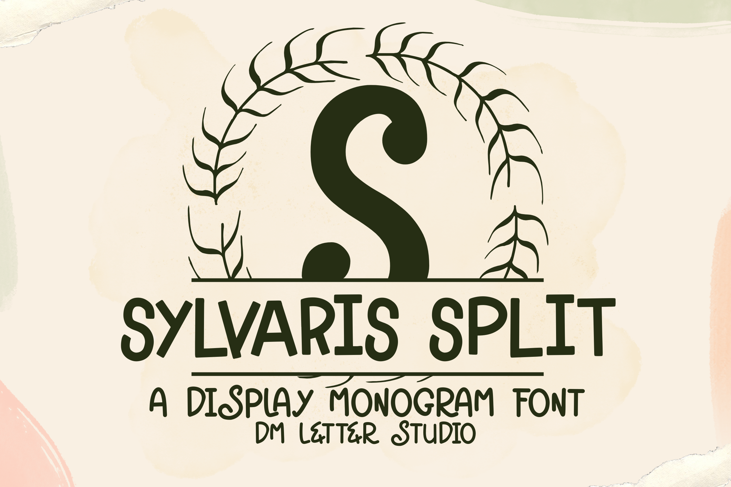 Sylvaris Split Monogram preview: split monogram for initials