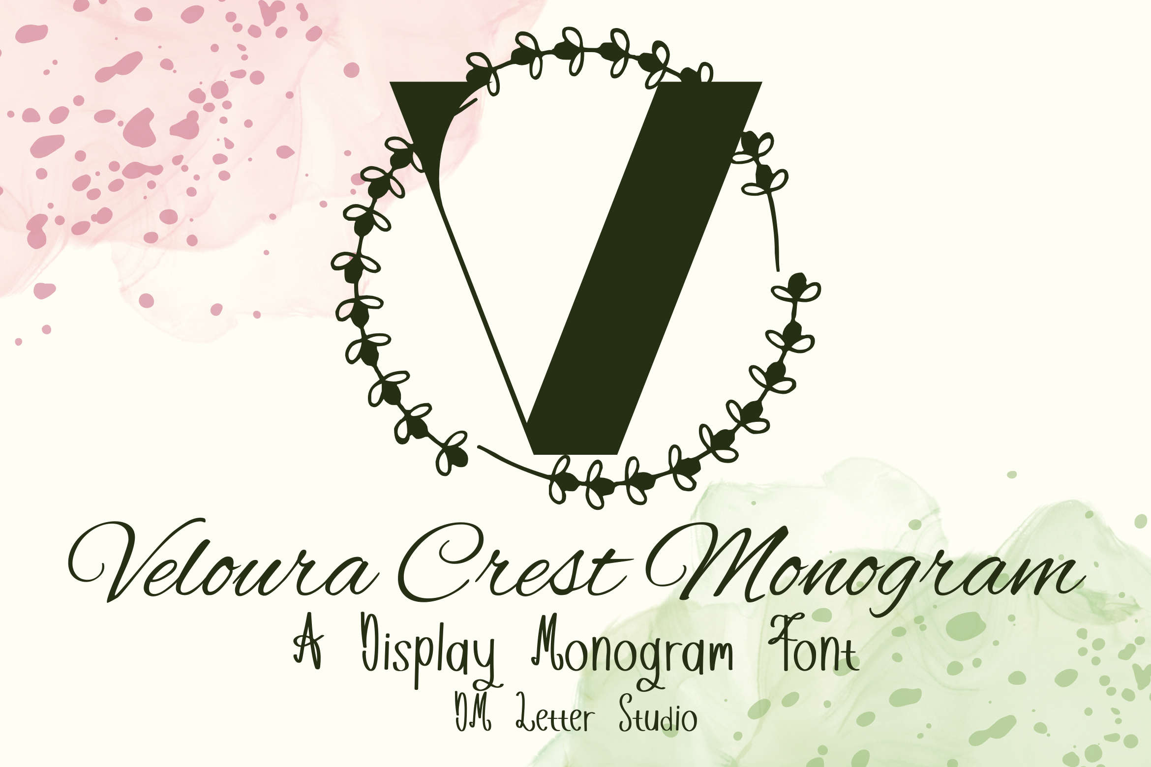 Veloura Crest Monogram