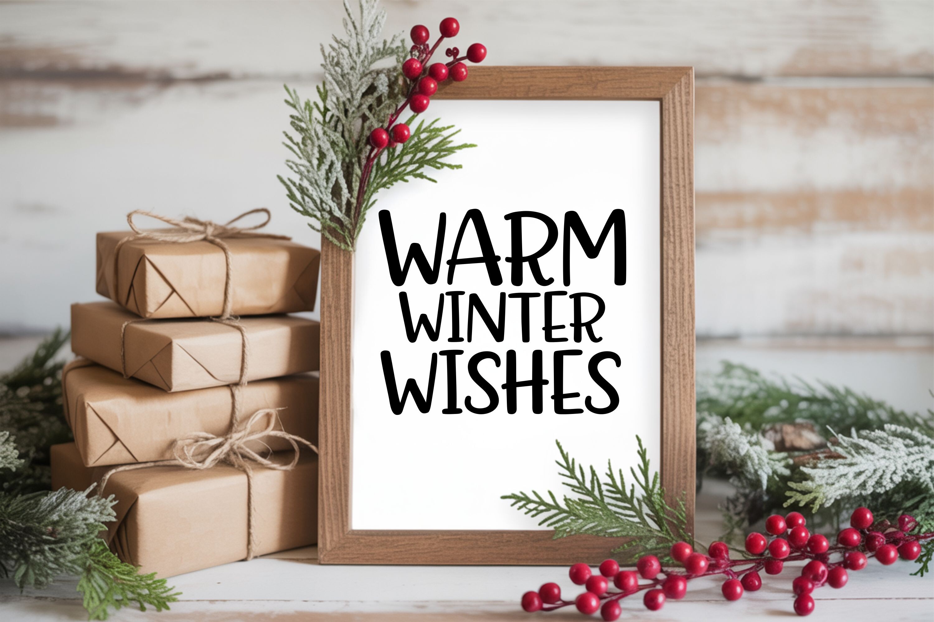 Warm Christmas Font - photo 8