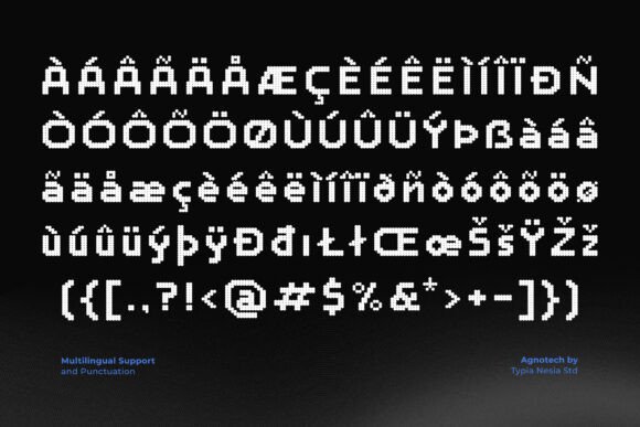 Agnotech Font - Preview 2