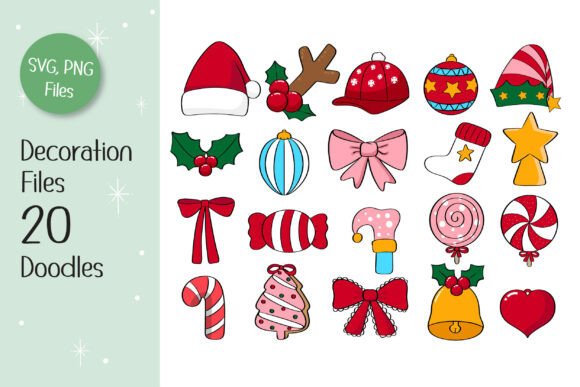 Christmas Tree Light Font PNG with transparent background - Preview 6