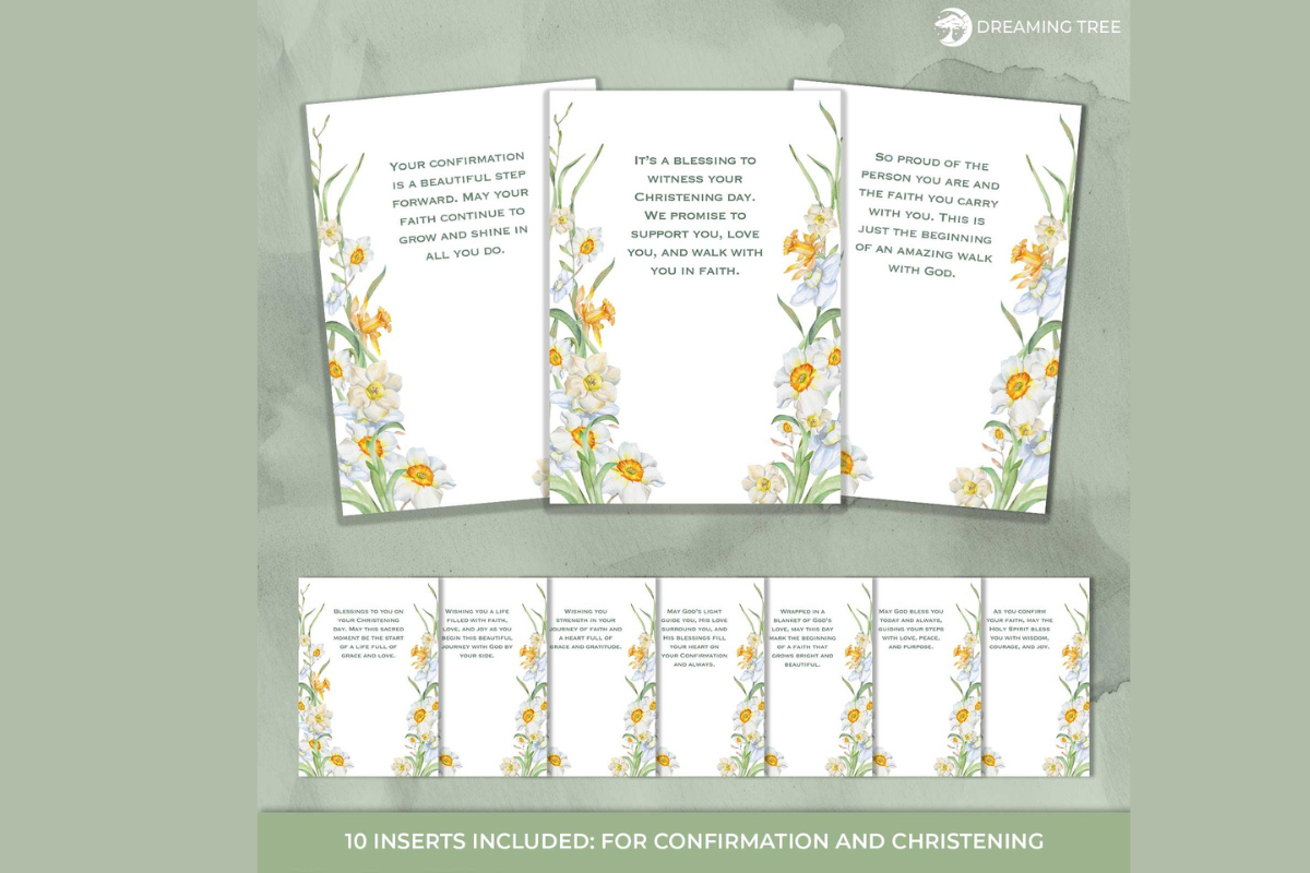 Easter Cross Card Bonus Inserts