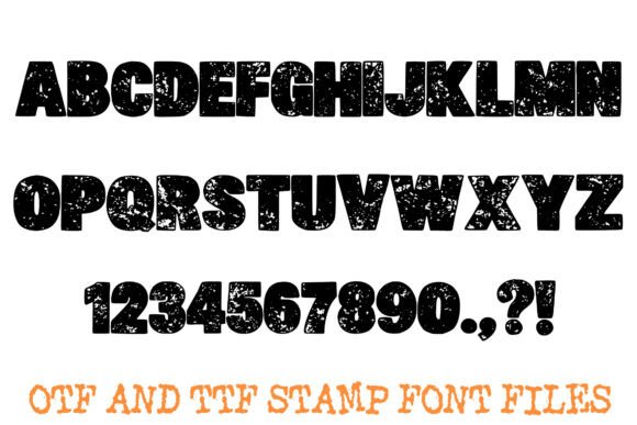 Gritty Distressed Font - Preview 1