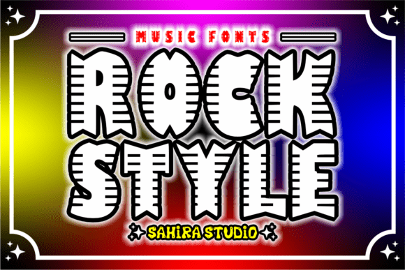 Guitar Hero Font - Preview 1