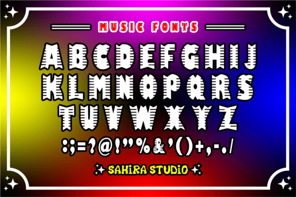 Guitar Hero Font - Preview 3