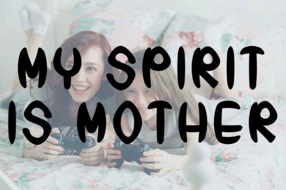 Happy Mother Font - Preview 1