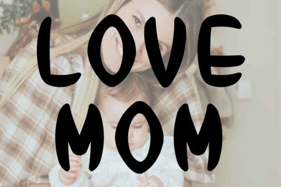 Happy Mother Font - Preview 2